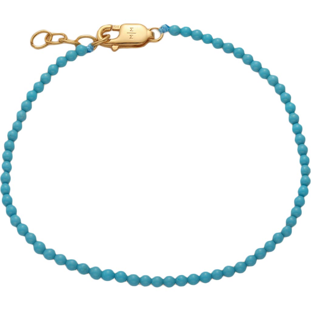 Made By Mary Turquoise Bracelet In Blue
