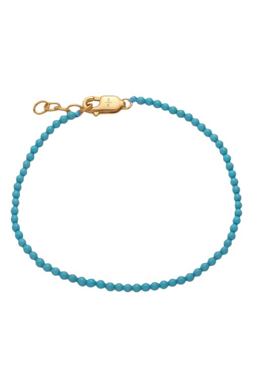 MADE BY MARY Turquoise Bracelet in Turquoise/Gold at Nordstrom, Size 8