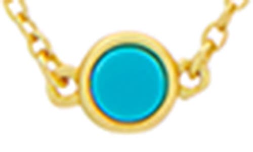 Freida Rothman Brooklyn Coast Clover Disc Station Necklace In Silvr/gld/mother Of Pearl