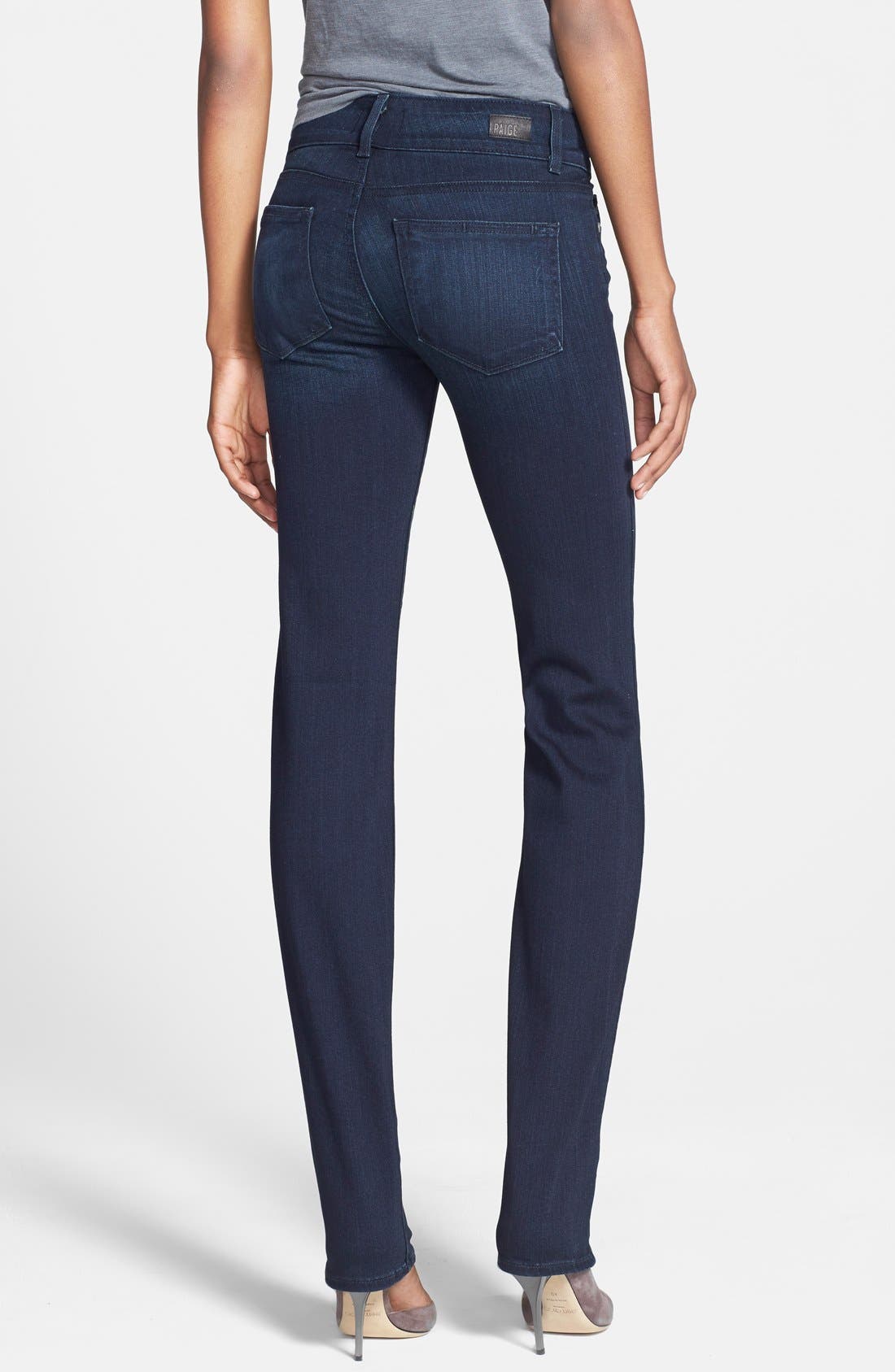 paige hidden hills straight jeans