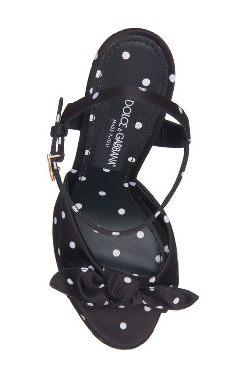 Shop Dolce & Gabbana Dolce&gabbana Mambo Platform Sandal In Nero