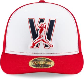 New Era Washington Nationals Youth Navy/Red Authentic Collection On-Field Alternate 4 59FIFTY Fitted Hat