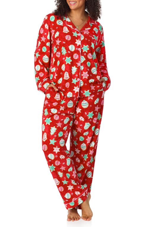 Shop Bedhead Pajamas Print Jersey Pajamas In Sugar Cookies