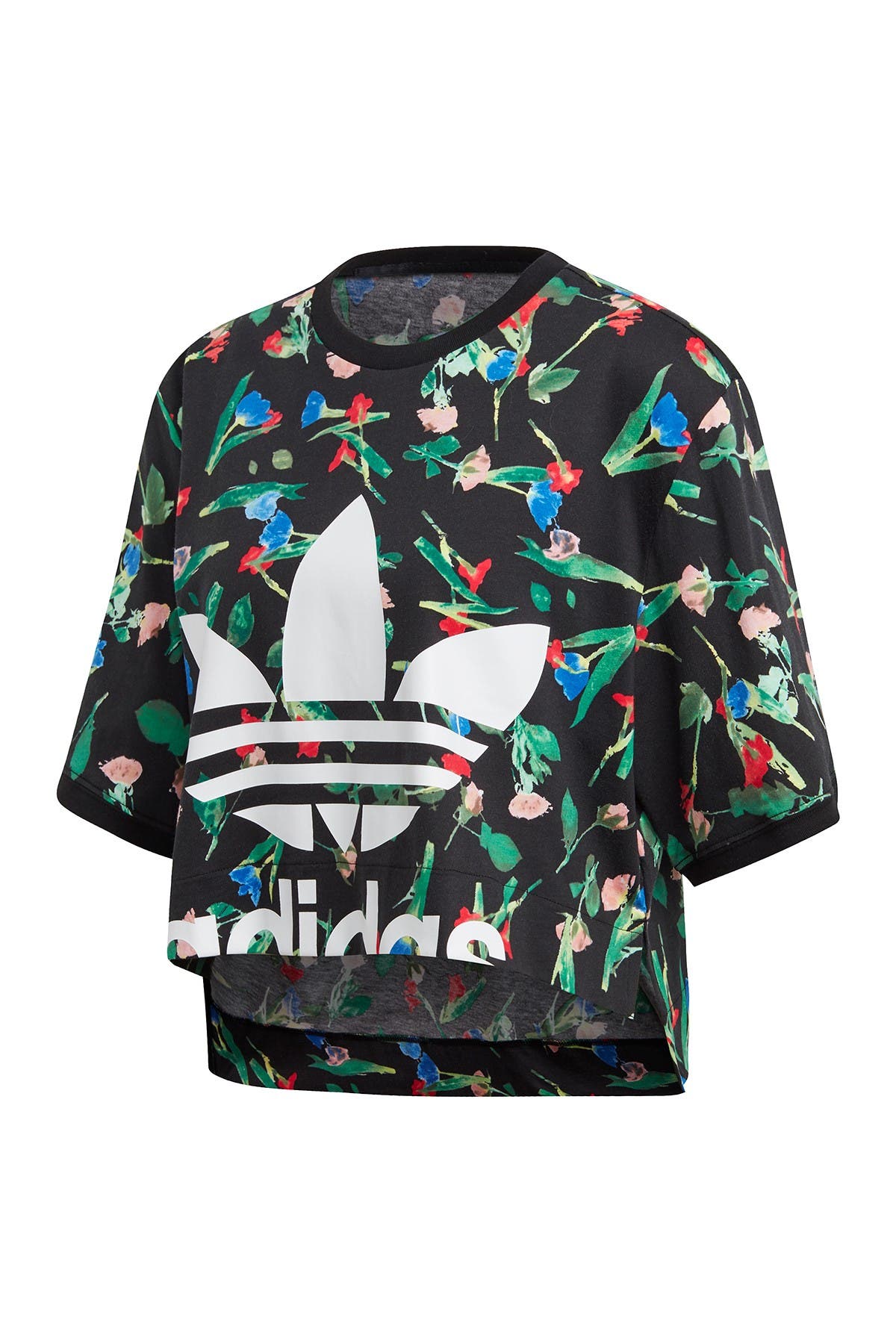 adidas floral logo