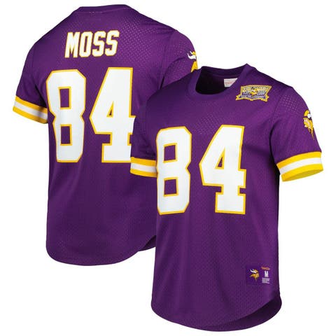 Randy Moss Minnesota Vikings Mitchell & Ness Youth Retired Retro Player Name Number T-Shirt - Purple