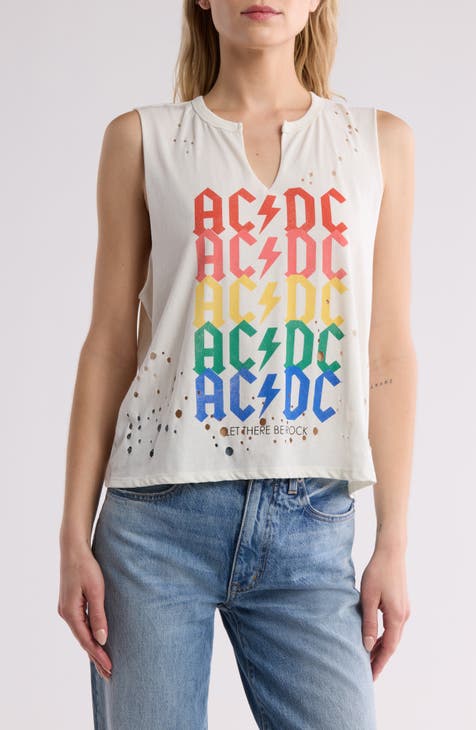 AC/DC Notch Neck Tank