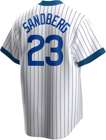 Men's Nike Ryne Sandberg White Chicago Cubs Home Cooperstown Collection  Player Jersey 