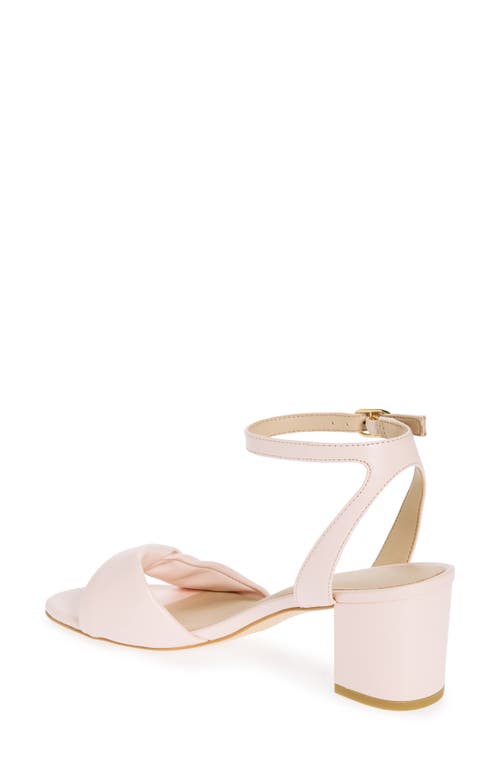 Stuart Weitzman Everly Block Heel Sandal In Rosewater