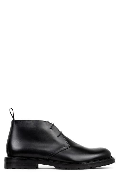 Shop Donald Pliner Colton Lug Sole Chukka Boot In Black