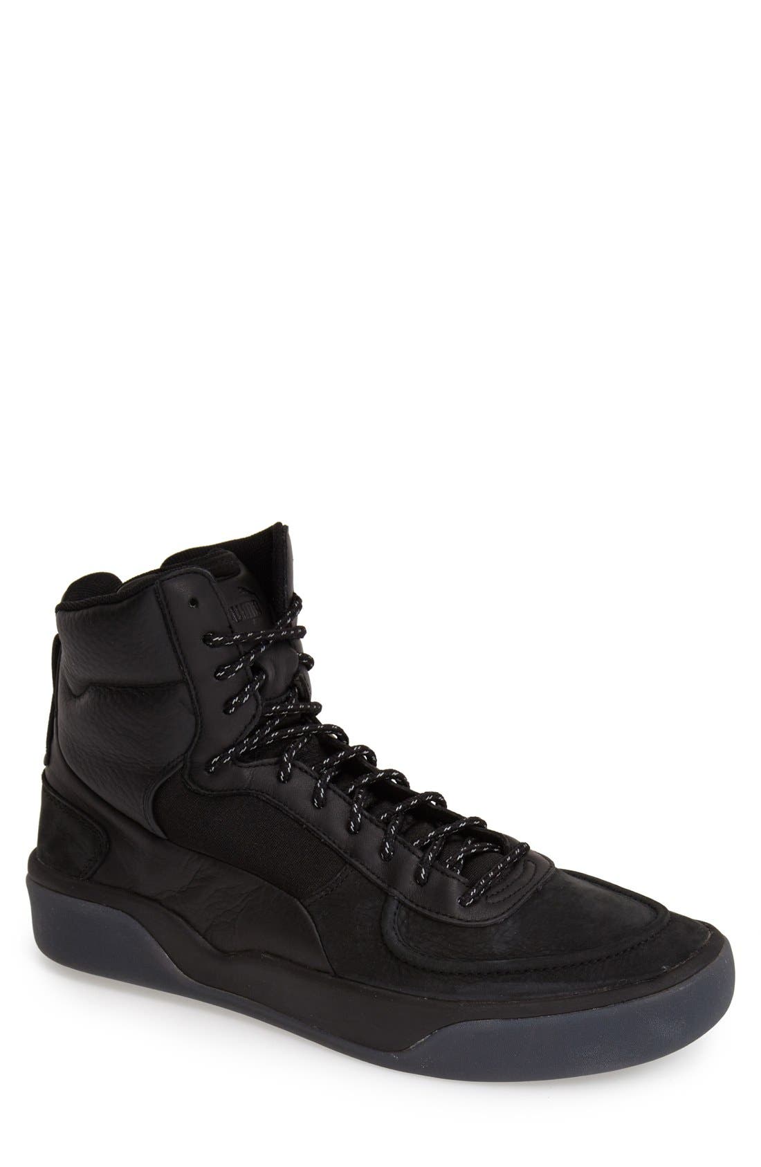 puma brace mid alexander mcqueen black white