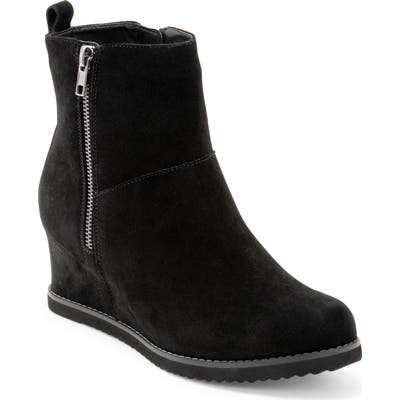 Blondo Rise Waterproof Wedge Bootie- Black