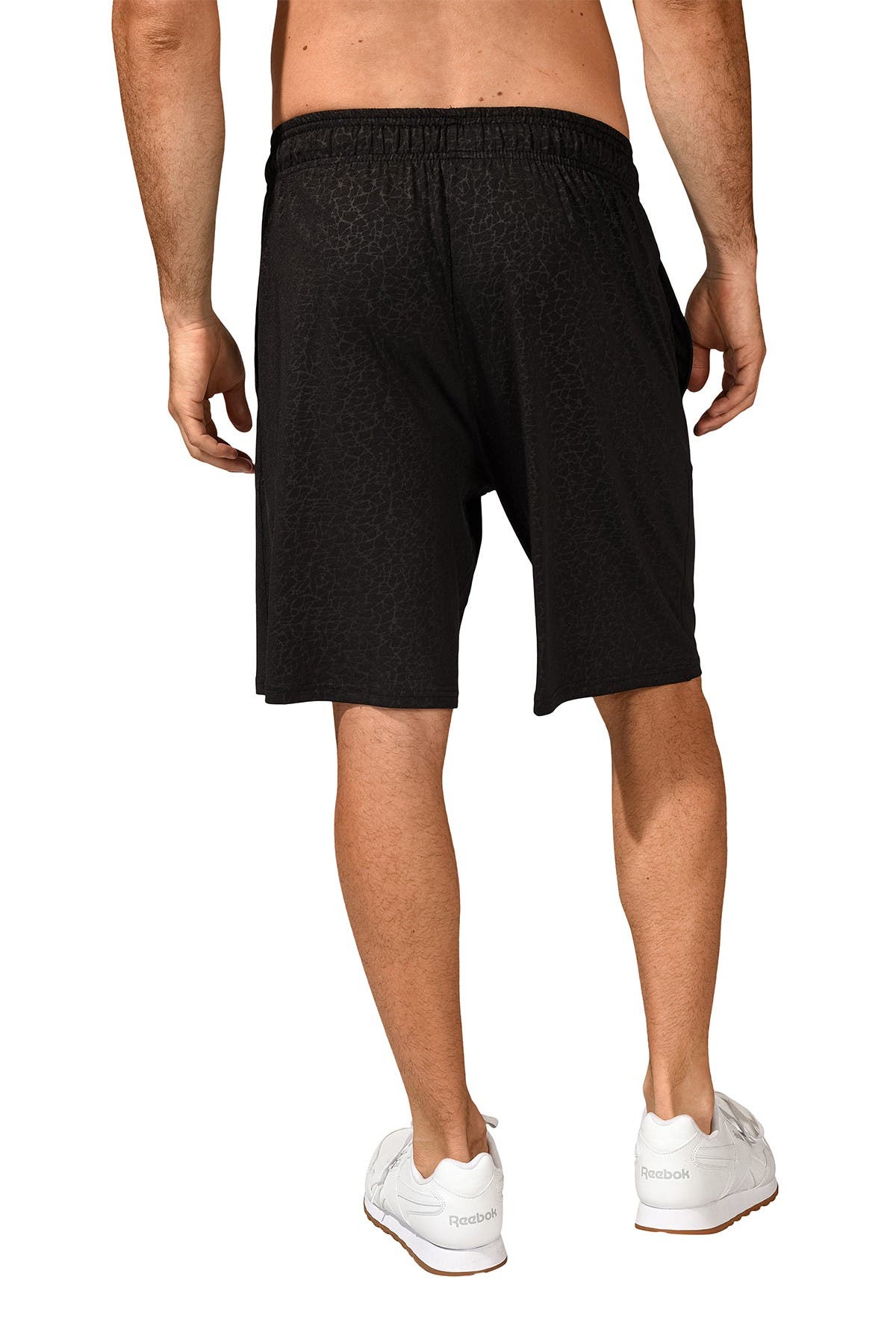 90 Degree By Reflex Embossed Basketball Shorts In Charcoal8