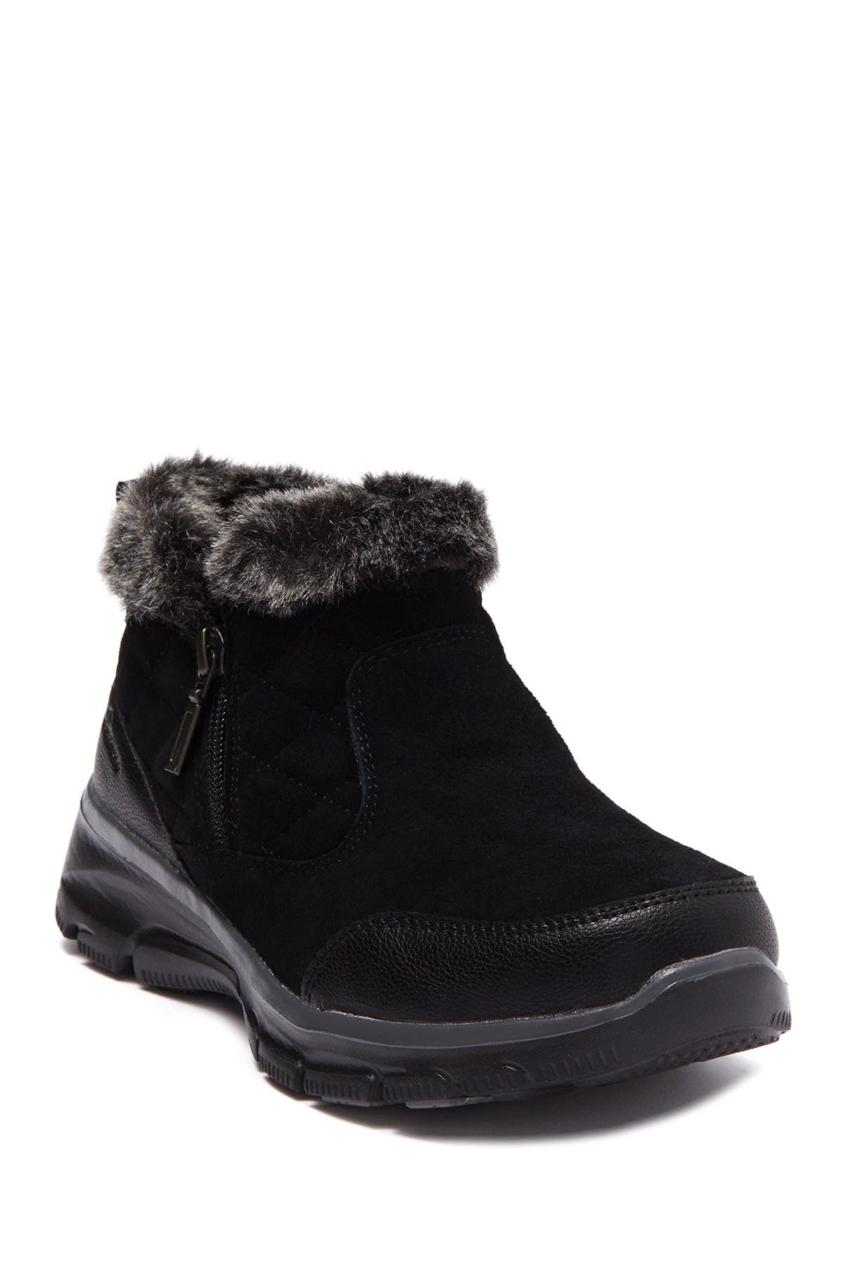 skechers boots with fur