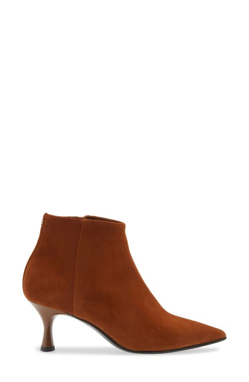 Shop Naot Robin Bootie In Brown Suede