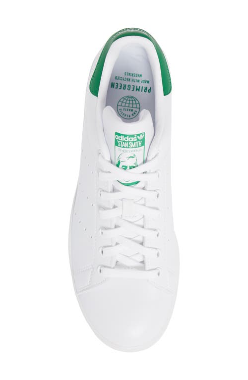 Shop Adidas Originals Adidas Stan Smith Low Top Sneaker In White/white/green