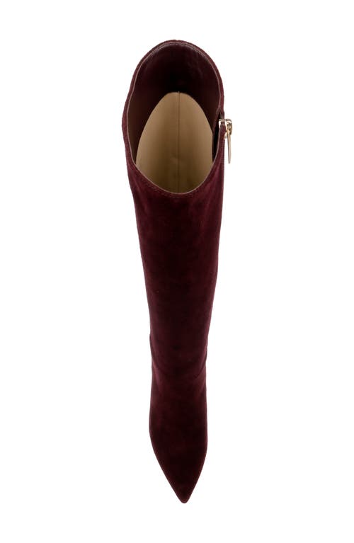 Shop L Agence L'agence Christiane Boot In Chocolate Suede