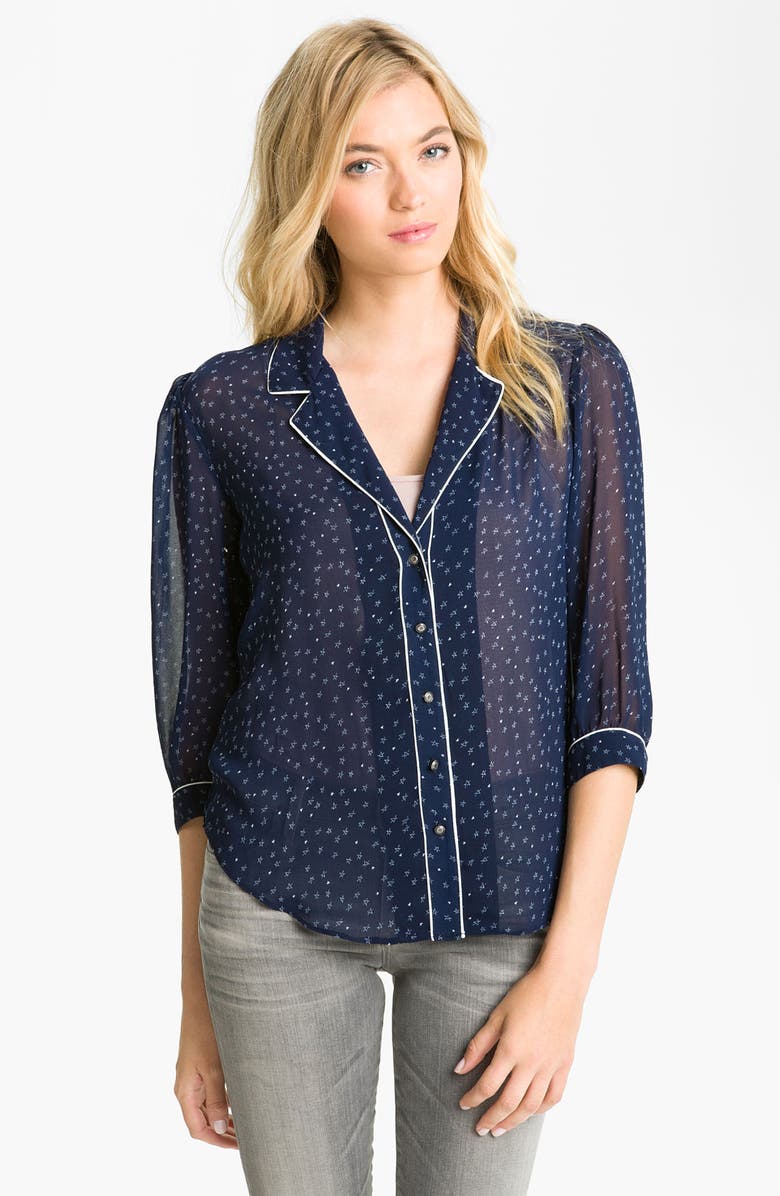 DV by Dolce Vita Print Chiffon Blouse | Nordstrom