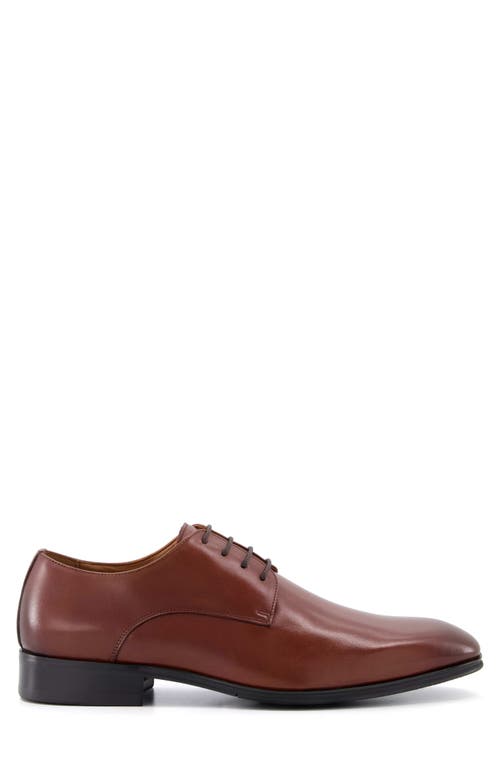 Dune London Satchel Plain Toe Derby In Tan