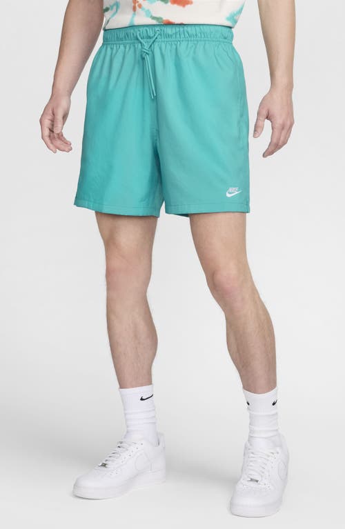 Nike Club Woven Flow Shorts In Dusty Cactus/white