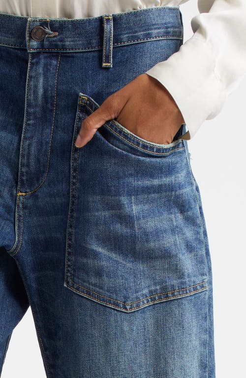 Shop Nili Lotan Welder High Waist Wide Leg Jeans In Summer Wash
