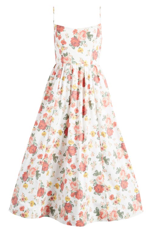 House Of Cb Lolita Floral Sundress In Rose Print