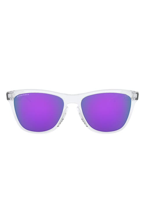 Oakley Frogskins 55mm Square Sunglasses in Clear at Nordstrom