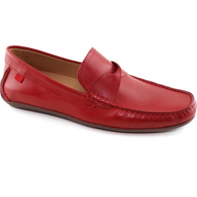 Marc Joseph New York Plymouth Street Driving Shoe- Red