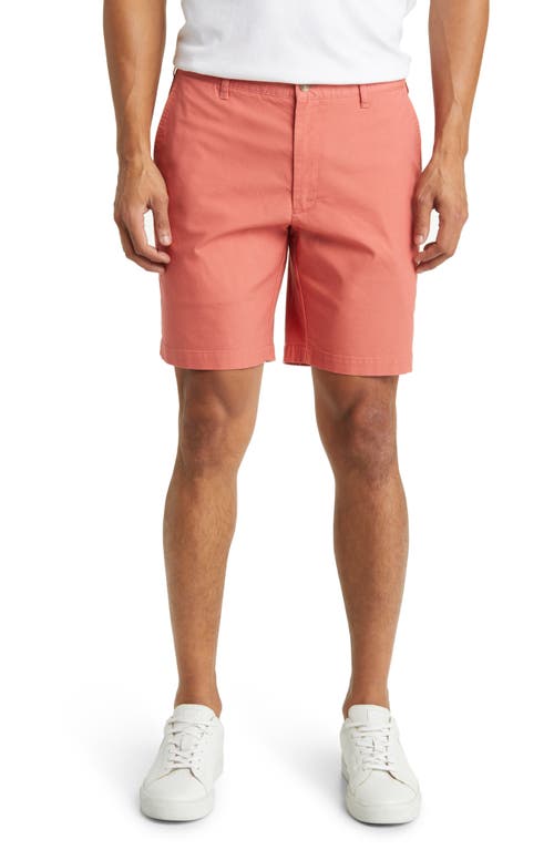 Crown Comfort Stretch Cotton Blend Shorts in Clay Rose
