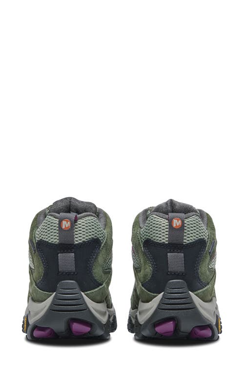 Merrell Moab 3 Waterproof Mid Hiking Boot In Mulberry