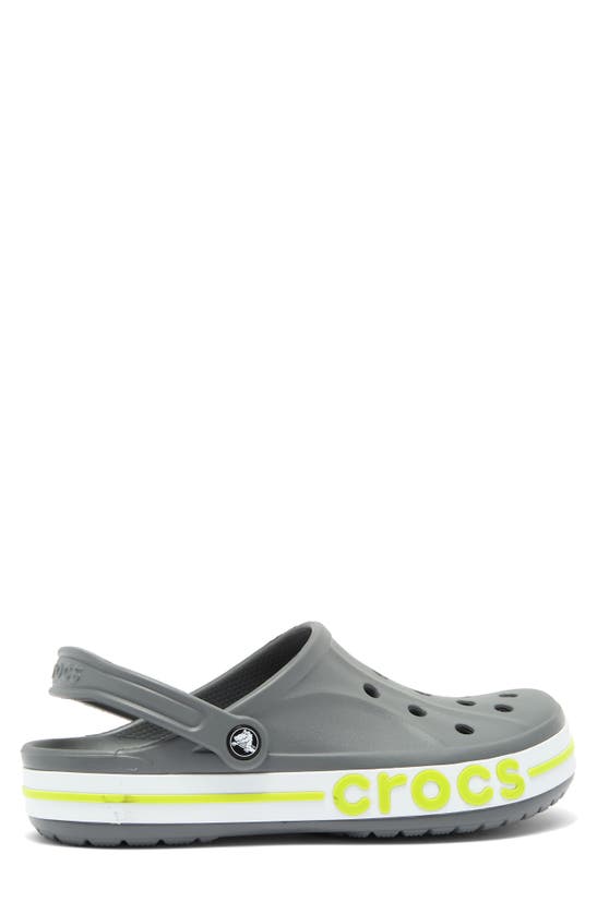 Crocs Bayaband Cozy Sports Sandals Red Unisex Gray In Slate Grey Lime Punch