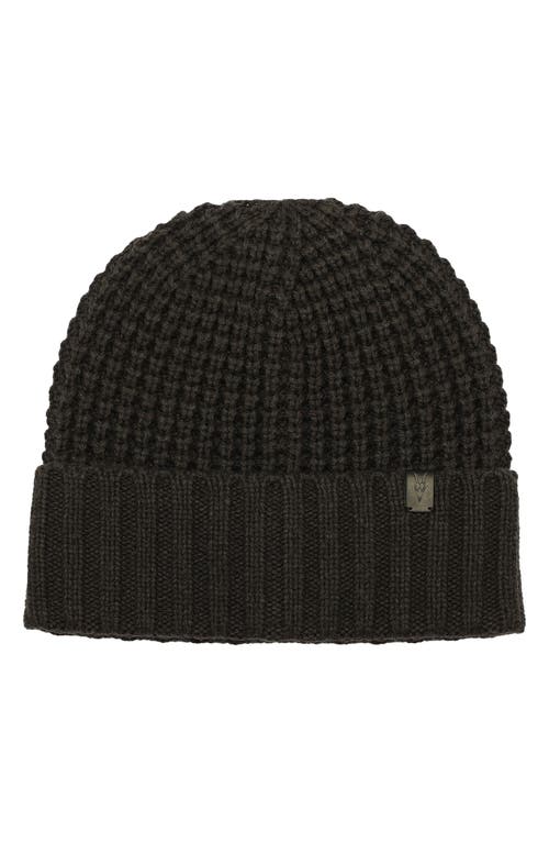 Shop Allsaints Thermal Knit Beanie In Carter Grey