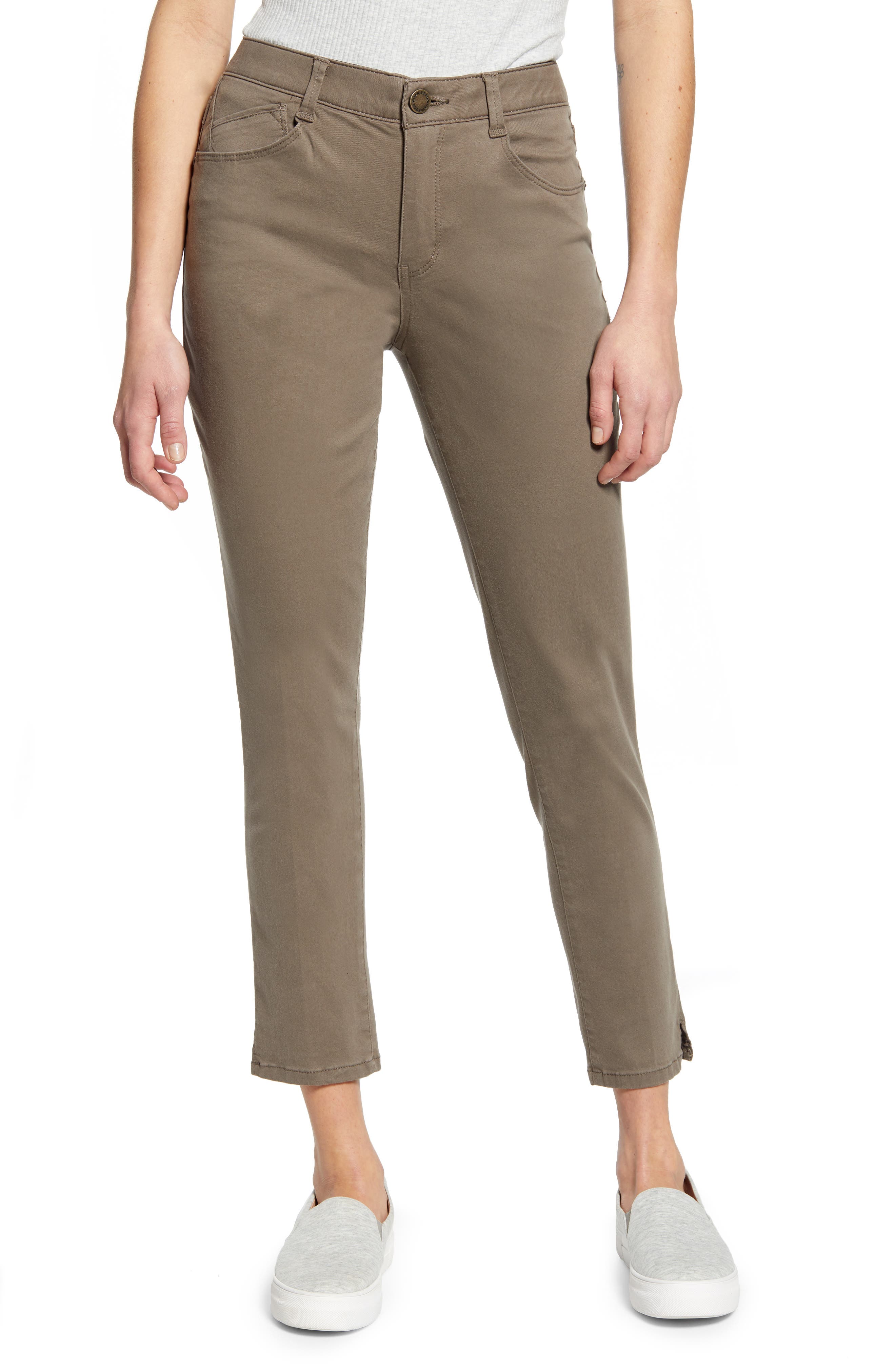 Petite Women's Wit & Wisdom Ab-Solution High Waist Ankle Skinny Pants, 00P - Green (Regular & Petite) (Nordstrom Exclusive) Petite Women's Wit & Wisdom Ab-Solution High Waist Ankle Skinny Pants, 00P - Green (Regular & Petite) (Nordstrom Exclusive)