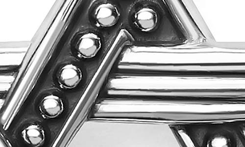 Lagos Men's Sterling Silver Anthem Small Star Of David Amulet Pendant In Silver