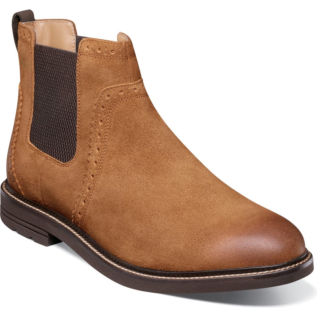 Nunn Bush Men's Otis Ii Plain Toe Chelsea In Tan
