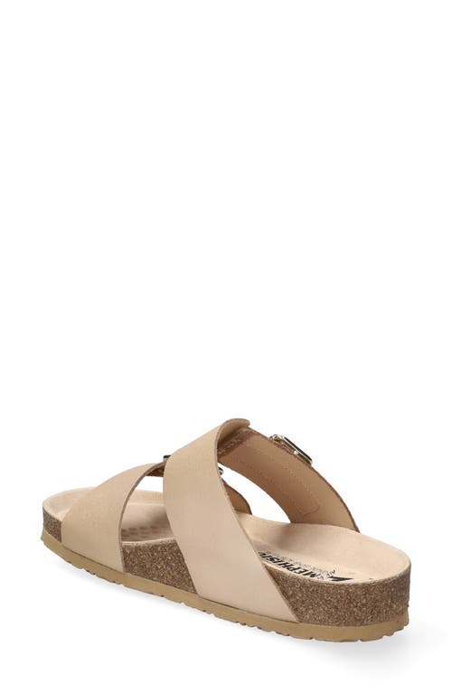 Mephisto Maya Buckle Sandal In Platinum
