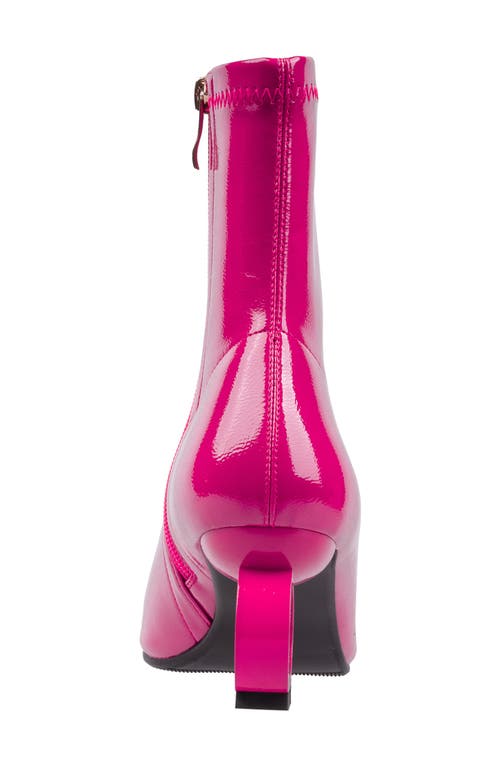 Ninety Union Greece Pointed Toe Bootie In Fuchsia