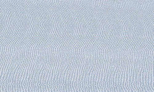 Matouk Jasper Cotton Sateen Fitted Sheet In Hazy Blue