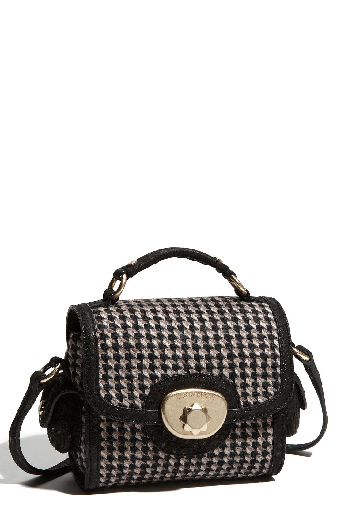 See By Chloé 'Carmen Houndstooth Mini' Camera Bag Nordstrom