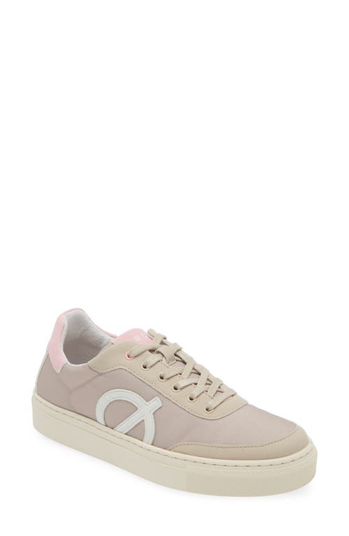 Loci Balance Water Resistant Sneaker In Khaki/pink/white