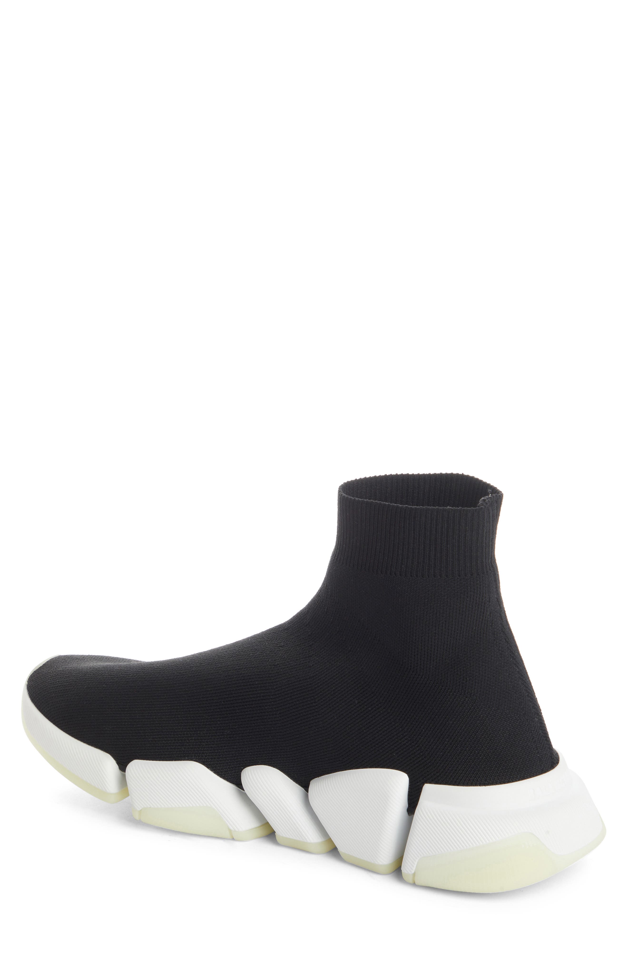 balenciaga contrast logo speed sock sneakers