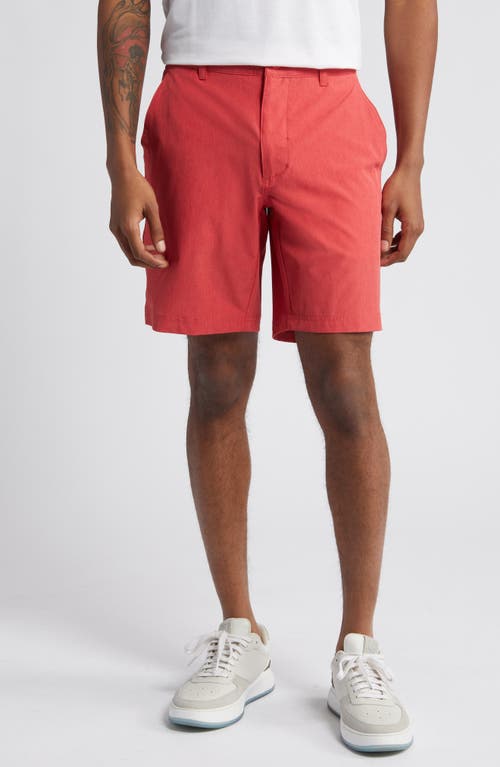 Sully REPREVE Recycled Polyester Shorts in Red Heather