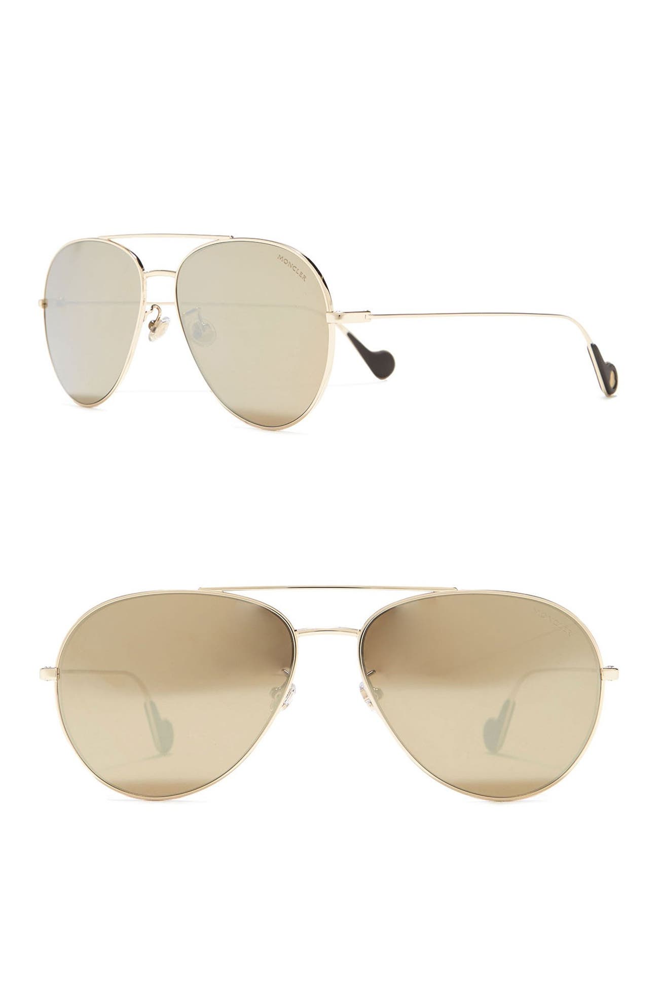 Moncler Mirrored 62mm Aviator Sunglasses Nordstrom Rack