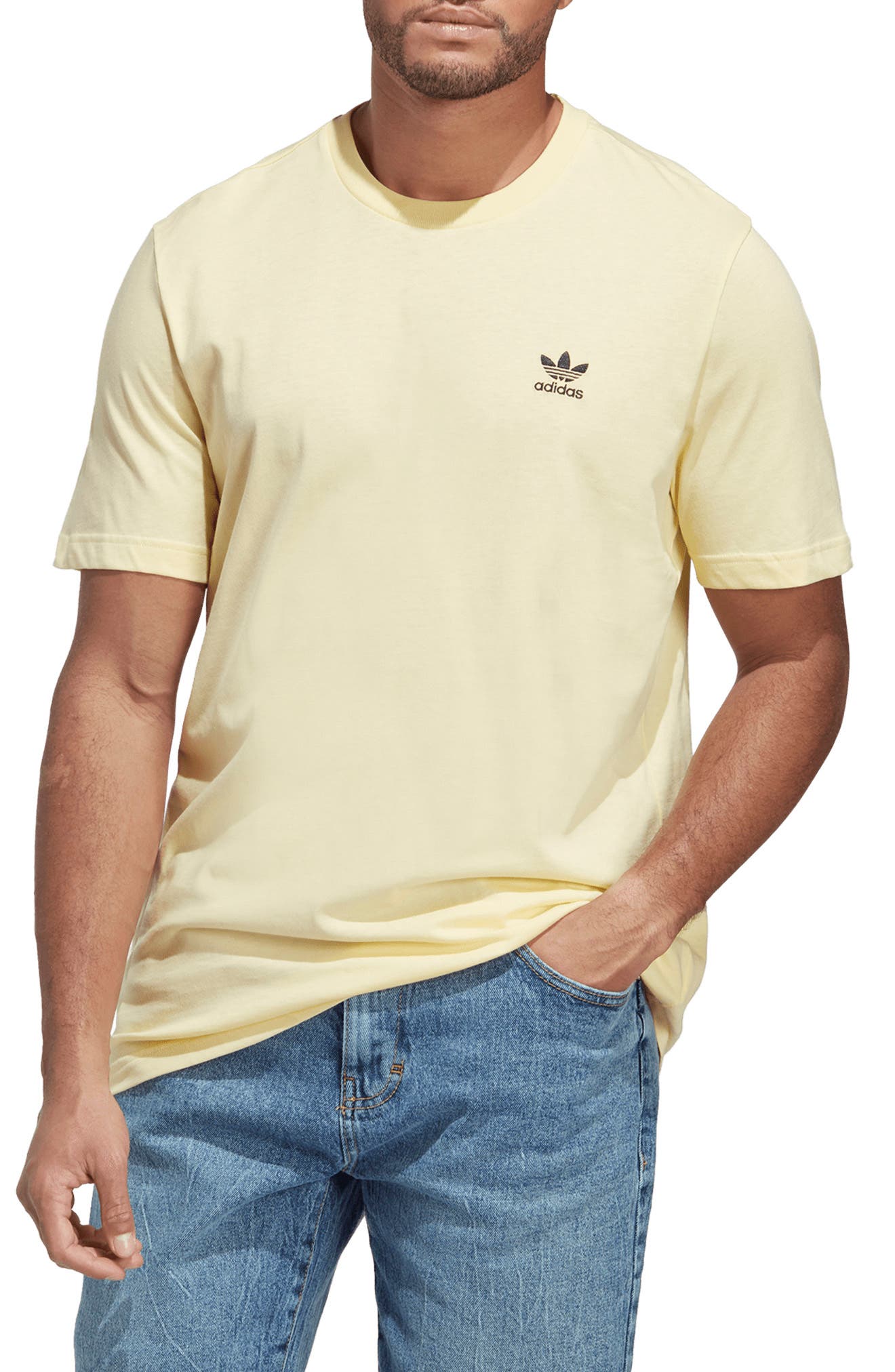 adidas Originals Essential Solid T-Shirt in Blue Dawn | Smart Closet