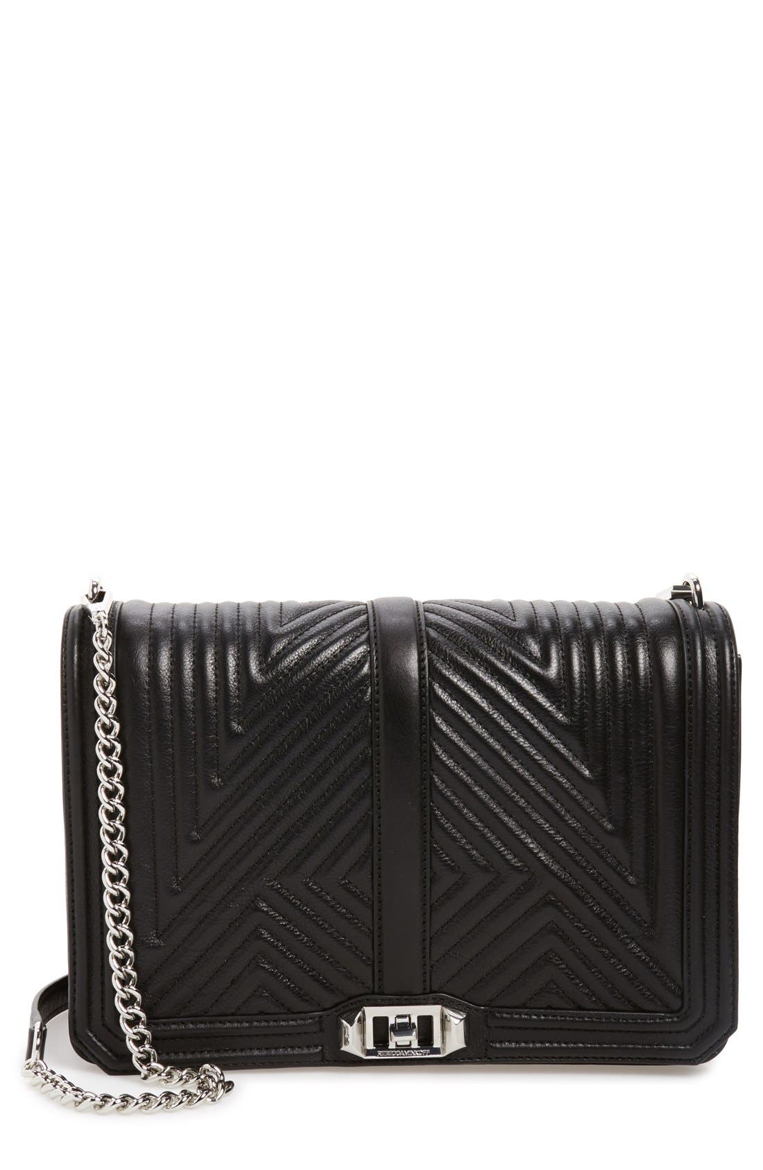 Rebecca Minkoff 'Geo Quilted Love Jumbo' Crossbody Bag Nordstrom
