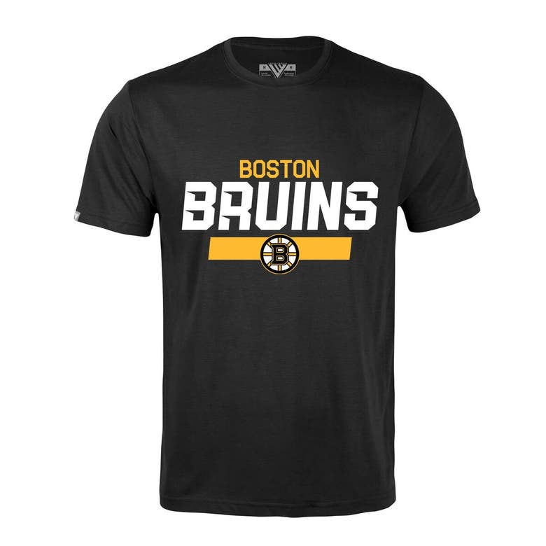 Shop Levelwear David Pastrnak Black Boston Bruins Richmond Player Name & Number T-shirt