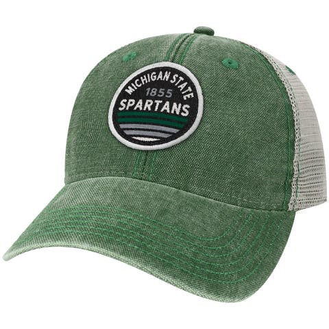 Men's New Era Cream Michigan State Spartans High Tide Golfer Snapback Hat