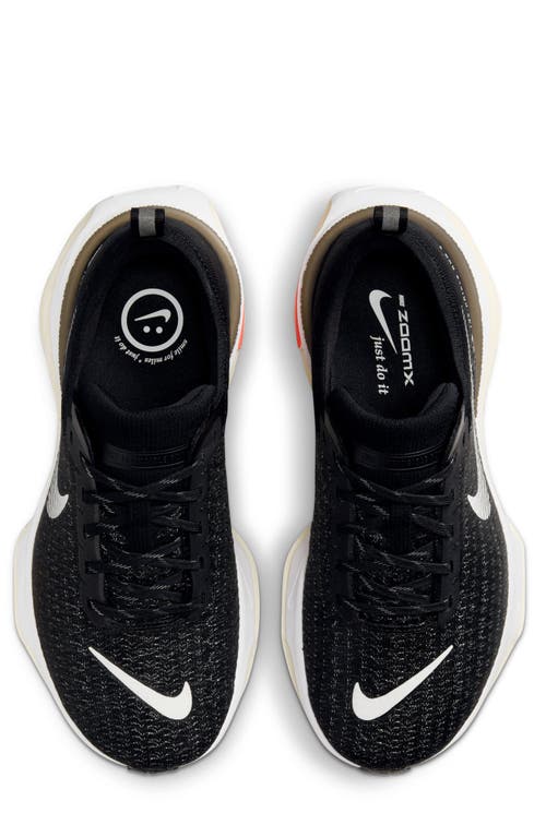 Nike Mens Zoomx Invincible Run Flyknit 3 In Black/white/coconut Milk