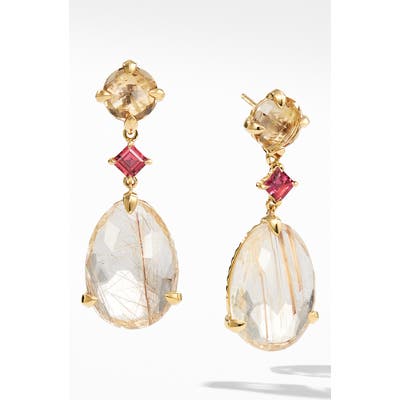 David Yurman Chatelaine Drop Earrings In 18K Yellow Gold