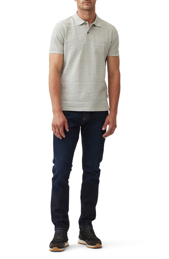 Rodd & Gunn Banks Road Slim Fit Short Sleeve Polo Shirt In Stone