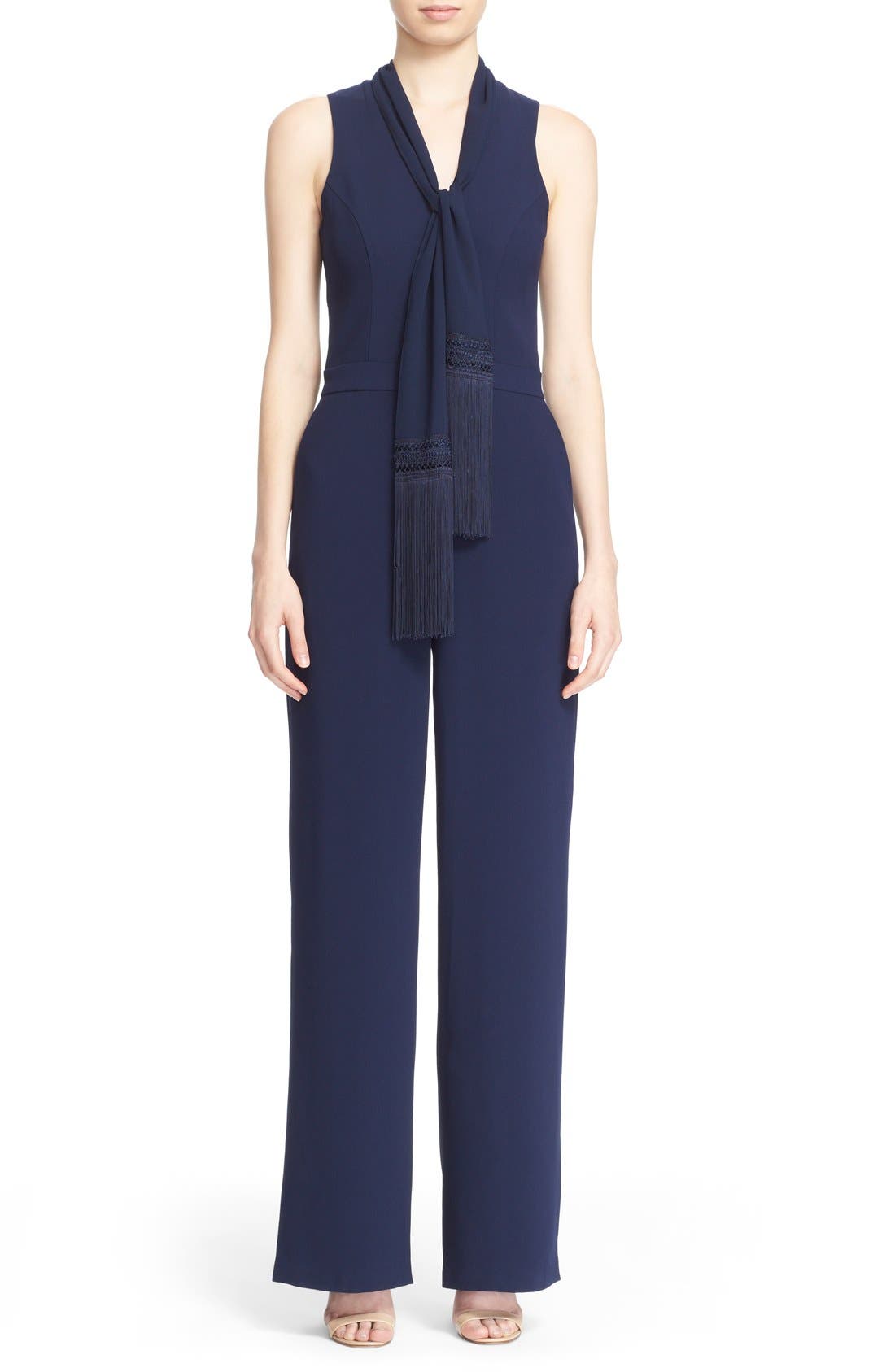 Trina Turk 'Moore' Scarf Neck Jumpsuit Nordstrom